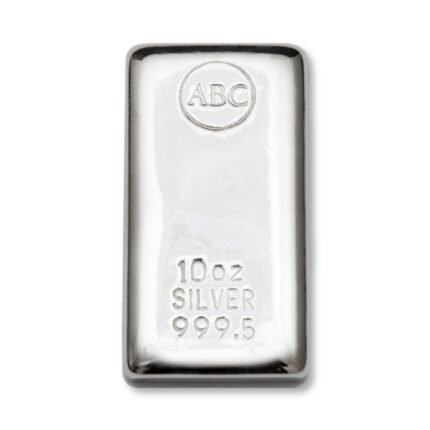 10oz ABC Silver Cast Bar