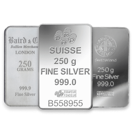 250g Silver Cast bar (Secondary)