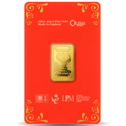 10 g Diwali Gold Minted Bar 9999
