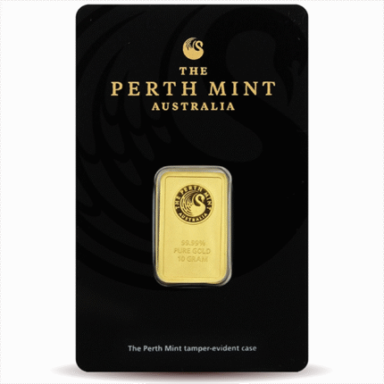10 g Perth Mint Gold Minted Bar 999.9