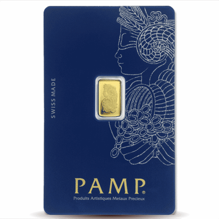 1 g Pamp Gold Minted Bar 999.9