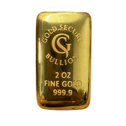 2 oz Goldsecure Cast Gold Bar 999.9