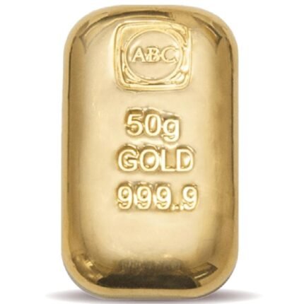 50 g ABC Gold Cast Bar 999.9
