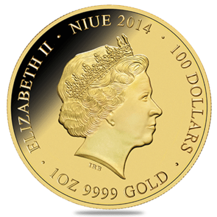 Niue Island 2014 – $100 WWI HMAS Sydney – 1oz Gold Proof