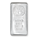 1kg Perth Mint Silver Cast Bar