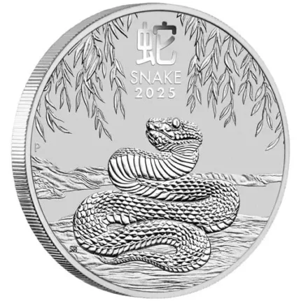 2025 Perth Mint Silver Lunar Snake Coin 1/2oz