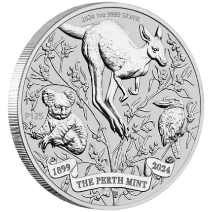 2024 Perth Mint Silver 125th Anniversary Coin 1oz