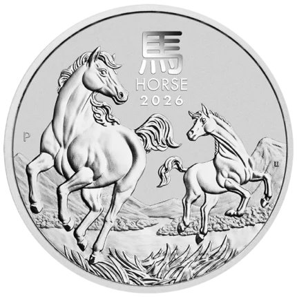 2026 Perth Mint Silver Lunar Horse Coin 1oz