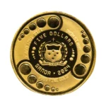 2024 Scottsdale Mint Gold Alien Coin 1/10oz