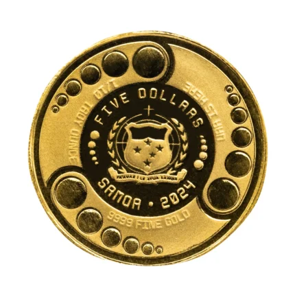 2024 Scottsdale Mint Gold Alien Coin 1/10oz