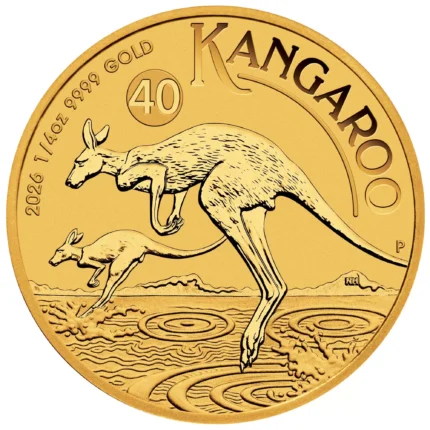 2026 Perth Mint Gold Kangaroo Coin 1/4oz