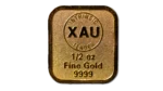 Intrinsic Tender Gold XAU Elemental Minted Bar 1/2oz