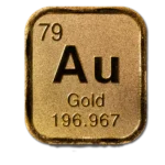 Intrinsic Tender Gold XAU Elemental Minted Bar 1/2oz